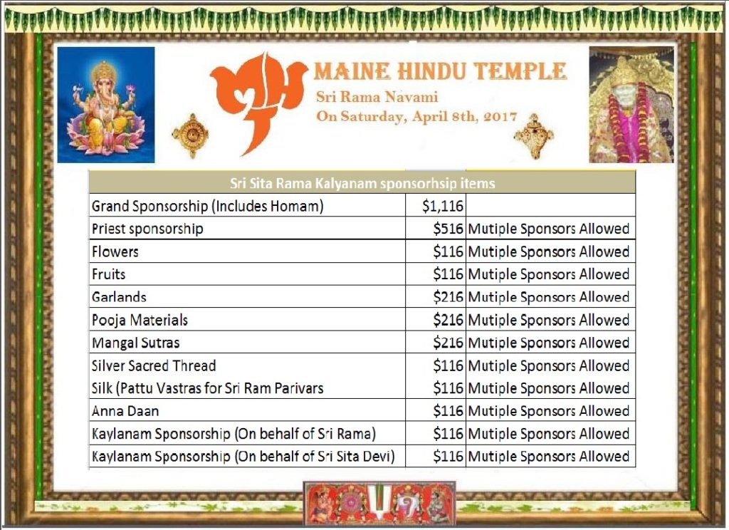 Sri Rama Navami Celebration